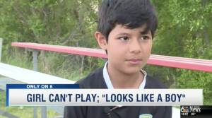 La pequeña Mili Hernández fue expulsada del torneo por 'lucir como niño', dijeron los organizadores.