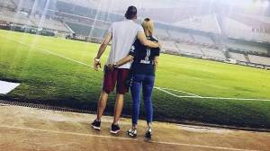 Franco Armani y Daniela Rendón son esposos y se conocieron cuando el portero fue a jugar a Colombia.