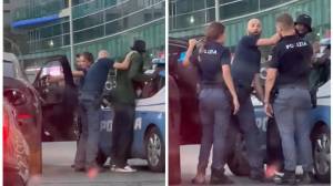 Tiémoué Bakayoko en el día en que fue detenido por las autoridades italianas.