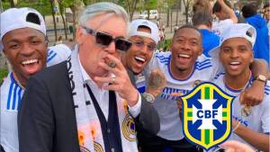 Jugador del Real Madrid adelanta el futuro de Ancelotti: “Está feliz y emocionado con ser el seleccionador de Brasil”