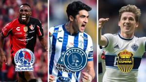 Atlas, Pachuca y Vancouver Whitecaps, los rivales del Olimpia, Motagua y Real España, respectivamente.