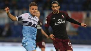 Lazio y MIlan empatan en la semifinal de la Copa Italia. Todo se definira en la vuelta.