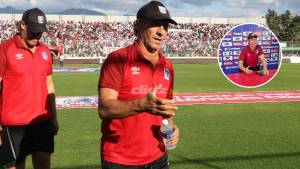 Pedro Troglio le agradeció a la afición de Comayagua que llegó a apoyarlos en el debut del Clausura 2022-23.