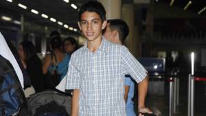 Jonathan Rubio vino hace unos días de Barcelona para atender el llamado de la Sub 17.