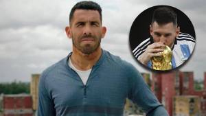 Carlos Tévez no confiesa que no le escribió a Messi luego de que ganar el Mundial con la Albiceleste.