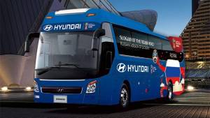 Así sería los buses que transportarían a las selecciones mundialistas.