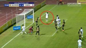 ¿Esta bien invalidado? Así fue el gol que el árbitro asistente Darinel Martínez le anuló a Yan Maciel por fuera de juego
