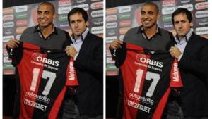 El delantero David Trezeguet fue presentado como nueco jugador del Newell s.