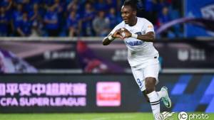 ¡On-Fire! Rubilio Castillo sigue enrachado y anota su tercer gol con el Nantong Zhiyun en la Superliga China