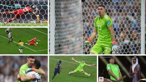 El show del Dibu Martínez en la final del Mundial: festejos, bailes, grandes atajadas y un mal gesto.