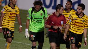 El portero del Real España pidió disculpas por la agresión a un recogepelotas.