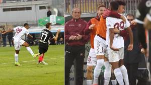 Rigoberto Rivas le dio la victoria a la Reggina para situarse en la punta del campeonato italiano.