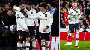 Marcus Rashford, Wout Weghorst y Bruno Fernandes fueron los autores de los goles.