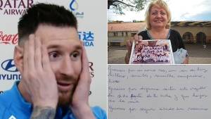 Mónica Domina le escribió unas emotivas palabras a Messi previo a la gran final de la Copa del Mundo.