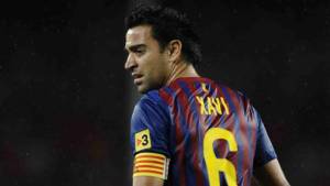 Xavi fue sustituido en el minuto 74 por Thiago Alcántara en el último partido ante Real Madrid.