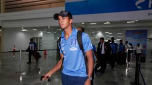 El portero de la bicolor Donis Escober llegó optimista a Honduras.