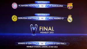 Ya están definidas las semifinales de la UEFA Champions League.