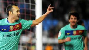 Andrés Iniesta marcó el segundo gol del partido.