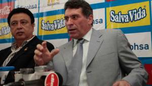 El seleccionador de Honduras ofreció hoy una conferencia de prensa.