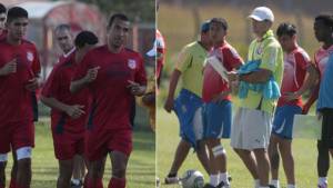 Los jugadores del Necaxa y Olimpia cerraron con optimismo los trabajos de preparación.