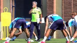 La plantilla del Real Madrid cumplió su segunda jornada de entrenamientos en las instalaciones de la Universidad de California en Los Ángeles.