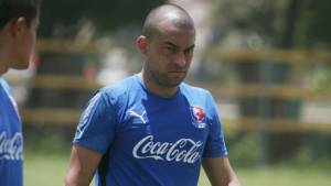 Mauricio Copete se despidió del Olimpia este viernes.