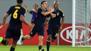 Valmir Berisha anotó un golazo de taquito y puso fin al sueño de Honduras de llegar a semifinales.