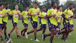 Real España salió a las 10 de la mañana de Tegucigalpa y a su llegada a San Pedro Sula realizó un entreno liviano.