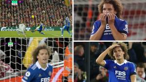 Wout Faes se ha metido en siete minutos dos autogoles ante el Liverpool.