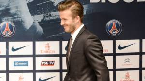 Beckham firmó por los próximos cinco meses con el PSG.