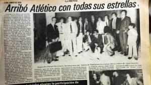 Atlético de Madrid visitó Honduras en 1979, el técnico era Luis Aragonés.