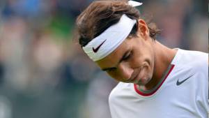 Rafa Nadal ha caído contra el belga Steve Darcis, quien es el número 135 en el ránking mundial.-