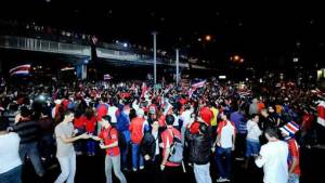 En Costa Rica los aficionados han salido a celebrar a las calle su clasificación a Brasil 2014.