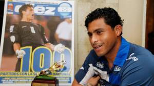 Noel Valladares, arquero y cpaitán de la Selección de Honduras.