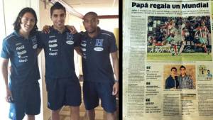 Diario Marca le dedicó una página completa al español de padre catracho. (Foto: Cortesía)