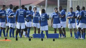 Los seleccionados de Honduras recibieron una charla motivacional.