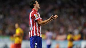 El defensa del Atlético de Madrid asegura que dijo a su compañero que había que apretar.