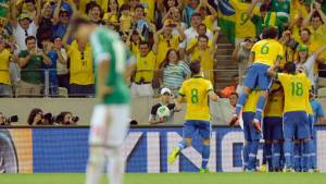 La celebración de los brasileños y la decepción de México.