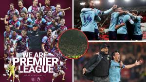 Se lanzaron a las graderías para celebrar con sus hinchas: A falta de seis fechas, el Burnley asciende a la Premier League