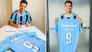 “Preparado para este lindo desafío en Gremio, con muchas ganas de estar ahí y disfrutar”, comentó Luis Suárez en sus redes sociales.