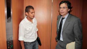 Amado Guevara se presentó a declarar a la Comisión de Disciplina.