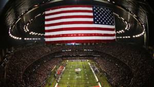 Así lució el Mercedes-Benz Superdome durante el Super Bowl XLVII.