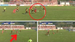 ¡Era fuera del área! El gol que le hizo Real Sociedad a Real España con un penal inexistente