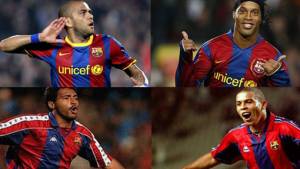 Los brasileños suelen brillar cuando visten la camiseta del Barcelona.