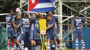 Los jugadores de la Selección de Honduras