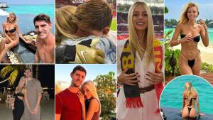 Tras despedirse de la Copa del Mundo, Thibaut Courtois se dio una escapada con su pareja para olvidarse del trago amargo.
