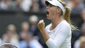 La rusa Sharapova celebró el triunfo, le costó casi dos horas vencer a la francesa.