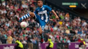 Arnold Peralta durante el juego de la Selección de Honduras ante Marruecos.