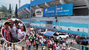 Exjugador del Olimpia es captado en la zona de Sol compartiendo con los hinchas blancos previo al inicio de la final ante Potros