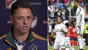 Javier Hernández y Cristiano Ronaldo fueron compañeros en el Real Madrid durante un período corto.